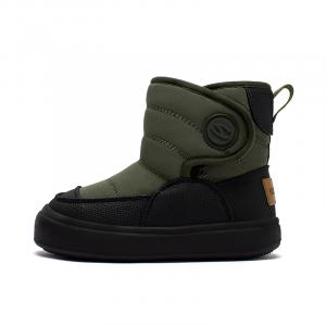 Детские утепленные ботинки Kids HOBIBEAR, зеленый