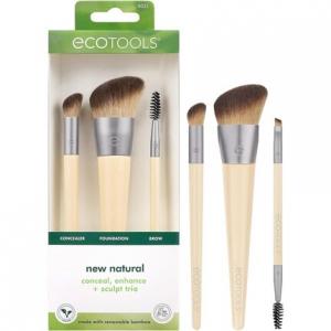 EcoTools New Natural Conceal Enhance & Sculpt Trio Набор кистей для макияжа из 3 предметов