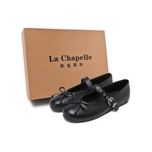 La Chapelle Туфли Мэри Джейн на плоской подошве 1,5 см, женские, черные