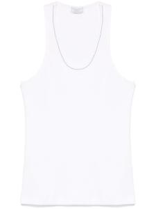 Peserico декорированный топ, белый