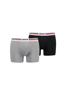 Levi´s Боксерские шорты 'Placed Logo Boxer' серого цвета