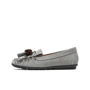 Лоферы женские, серые, кофейные BELLE, Gray