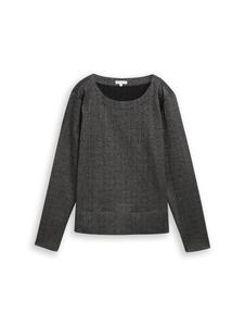 TOM TAILOR Лонгслив в сером цвете