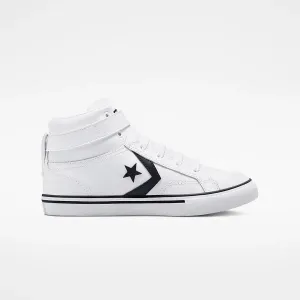 Детские повседневные кеды Pro Blaze Strap Leather High Top Converse, белый