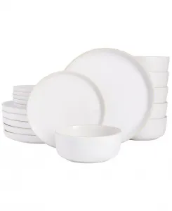 Набор столовых приборов Home Zuma из 18 предметов, сервиз на 6 персон Gibson, white