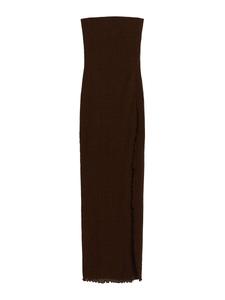 Платье Bershka, темно коричневый