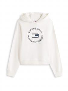 Tommy Jeans Толстовка 'ESS' в белом цвете