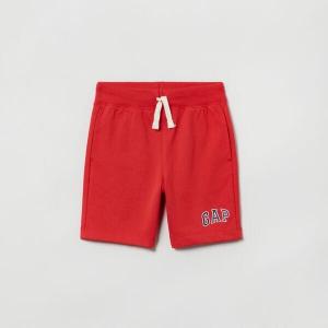 Шорты-Бермуды из французского трикотажа с логотипом Gap, красный