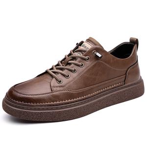 Captain illy Коричневые мужские скейтерские кеды лоу-топ, цвет Brown