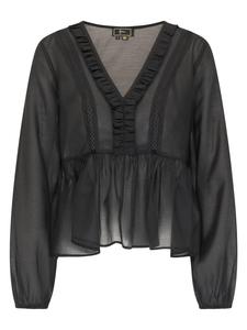 Женская блузка черного цвета faina