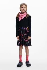 Платье-юбка со звездой для девочек Desigual, Black