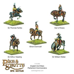 Фигурки Pike & Shotte Epic Battles – English Civil Wars Parliament Commanders Warlord Games
