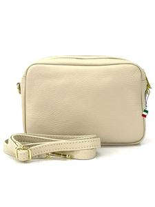 Сумка через плечо Florence, кожа, бежевый, ок. 22 см Florence