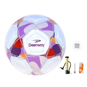 DEERWAY Футбольный мяч PVC машинной строчки размер 5, унисекс, цвет Dream Purple