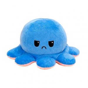 Двусторонний осьминог с реверсивным дизайном плюшевая кукла высота 19cm/29cm/39cm/48cm/88cm XIWANTONG, темно-синий