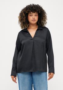 Блуза CARLUAR V NECK ONLY Carmakoma, черный