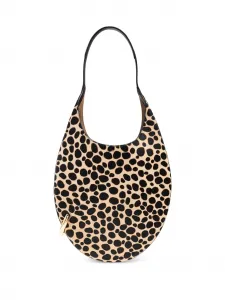 Сумка-тоут с анималистичным принтом Tory Burch, нейтральный