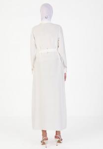 Платье макси TAVIN Modanisa, белый