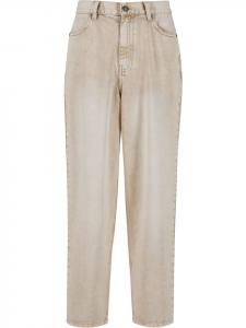 Джинсы Urban Classics белого цвета с эффектом грязной стирки Urban Classics