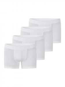 Schiesser Ретро трусы для подростков и мальчиков, 95% органический хлопок, белый цвет