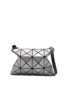 Сумка-мессенджер с металлизированным эффектом Lucent Bao Bao Issey Miyake, серебристый