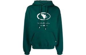 Хлопковая толстовка с логотипом ADER ERROR, зеленый