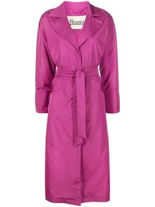 Тренч с поясом Herno, розовый