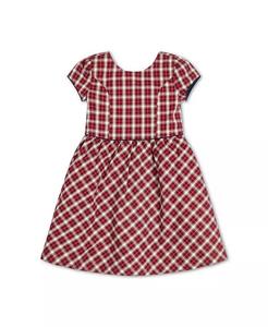 Платье для школьниц с короткими рукавами и пуговицами на спине для маленьких девочек Hope & Henry