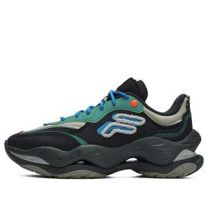 Кроссовки bianco 2 sneakers 'black green blue' Fila Fusion, черный