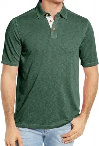 Мужская поло Slim Fit из хлопка, короткий рукав AQQYA