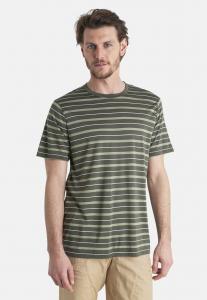 Футболка с принтом WAVE TEE icebreaker, оливковый