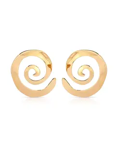 Серьги-Завитки Aura Ettika, gold