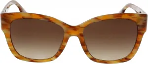 Солнцезащитные очки BURBERRY BE 4345 391513, коричневые, Brown