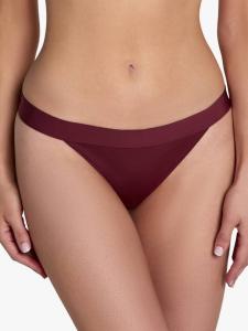 Бюстгальтер-танга Bridget из микрофибры с кружевом Heist, Dark Cherry