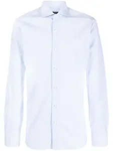 Рубашка на пуговицах Barba, синий