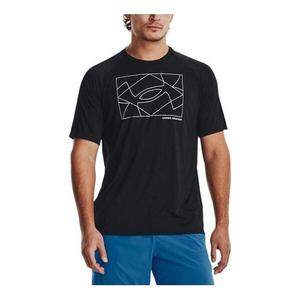 Футболка velocity logo tee 'black' Under Armour, черный