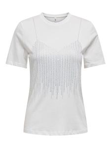 Футболка с принтом Cloud Dancer ONLY