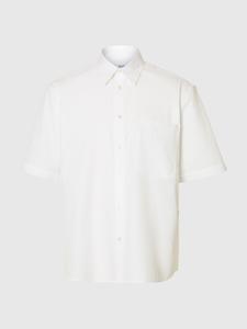 Рубашка на пуговицах Comfort fit SELECTED, белый