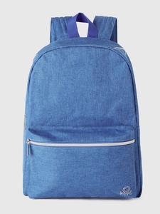 Benetton Рюкзак синего цвета - (Д)25 x (В)36 x (Г)12 см