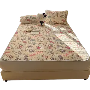 Покрывало Two Three Piece Set Foldable Students Dormitory Single Air Conditioning Mat Sanrio, Heart Kt