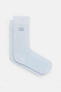 Хлопковые носки Elisabetta Franchi, синий