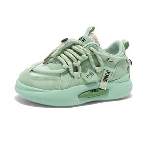 Детские кроссовки для скейтбординга с низкой амортизацией и износостойкостью D&W, зеленый