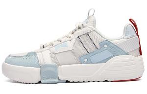 Кроссовки Peerless Master Skateboard Shoes женские низкие, микрокристаллические, белый/дымчатые, светло-голубой Erke