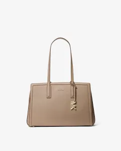 Сумка через плечо тоут Laila из кожи Michael Michael Kors, бежевый