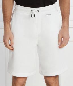 Шорты мужские Calvin Klein хлопковые с логотипом бренда, белый