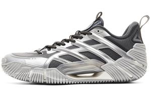 Баскетбольные кроссовки мужские низкие, темно-серые, серебристые PEAK, Dark Gray Silver