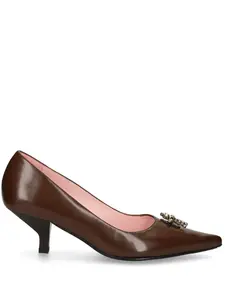Декорированные туфли с заостренным носком Ras, коричневый