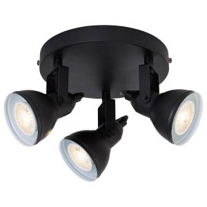 Потолочный светильник searchlight Focus, сталь - черная