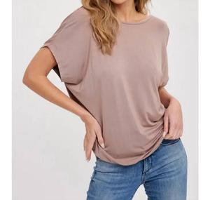 Топ с перекрученной спинкой и Т-образными бретелями в цвете мокко BluIvy, мокко