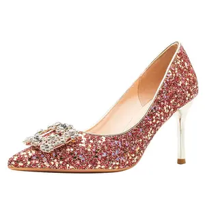 GOSO Туфли на тонком каблуке, женские, красные